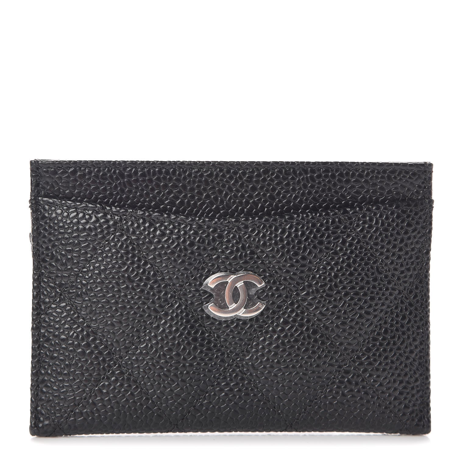 Chanel Caviar Quilted Card Holder Black 1 of 9