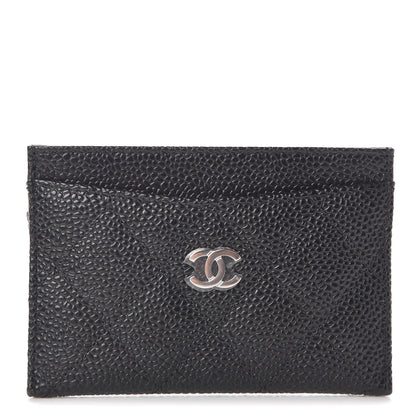 Chanel Caviar Quilted Card Holder Black 1 of 9