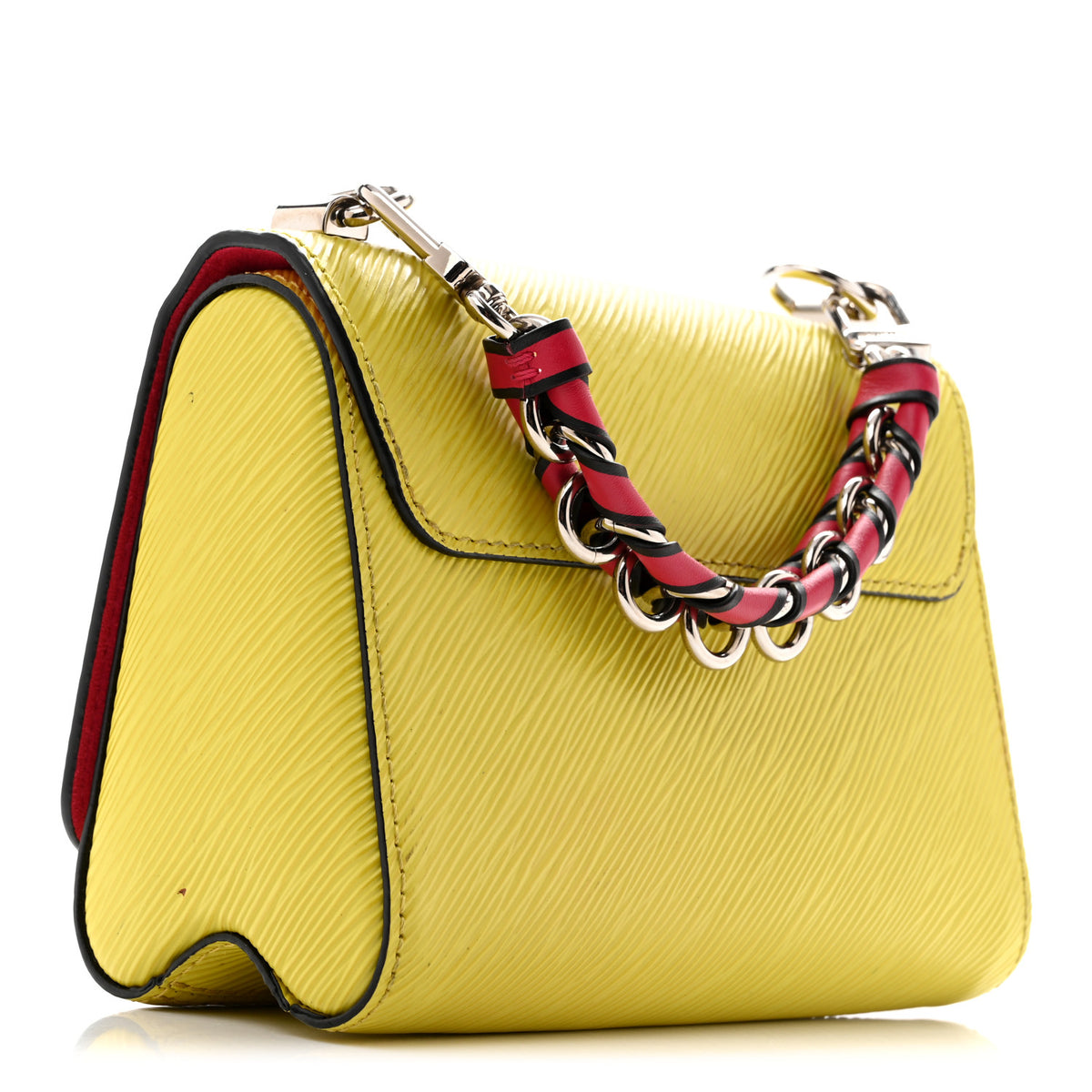 Louis Vuitton Epi Twist Braided Strap Shoulder Bag PM Vert Acide 5 of 23
