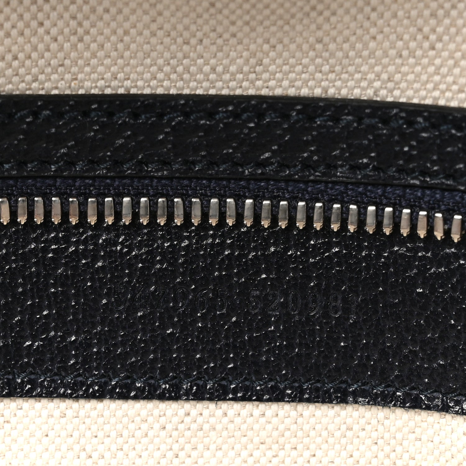 Gucci GG Supreme Monogram Textured Dollar Calfskin Web Small Ophidia Day Backpack Beige Blue Black 7 of 10