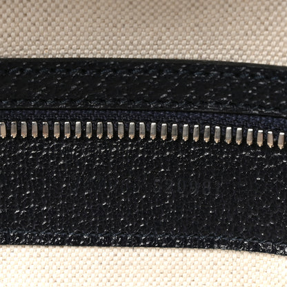 Gucci GG Supreme Monogram Textured Dollar Calfskin Web Small Ophidia Day Backpack Beige Blue Black 7 of 10