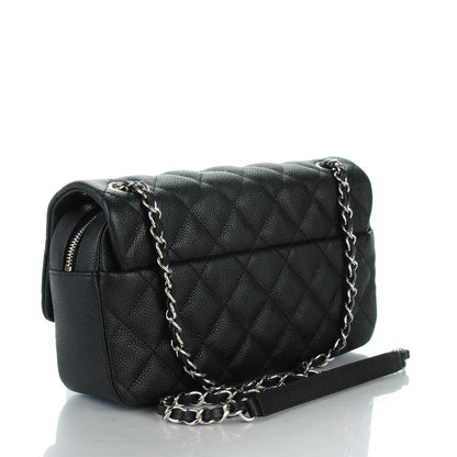 Chanel Caviar Quilted Medium Easy Flap Black 3 of 8