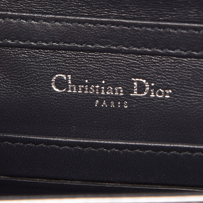 Christian Dior Metallic Patent Micro-Cannage Baby Diorama Flap Bag Silver 6 of 10