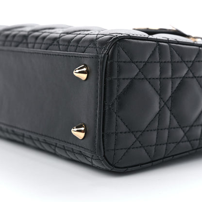 Christian Dior Lambskin Cannage Small My ABCDior Lady Dior Black 10 of 11