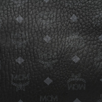 MCM Visetos Medium Crossbody Pouch Black 8 of 10