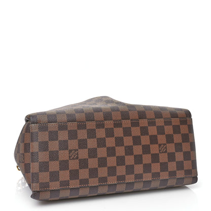 Louis Vuitton Damier Ebene Odeon Tote MM Black 4 of 9