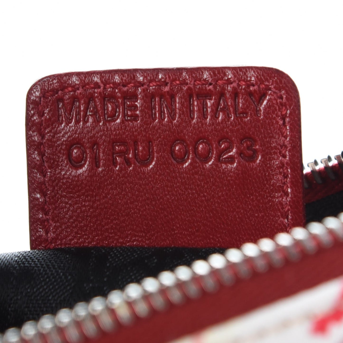 Canvas Le Victim Mini Saddle Pochette Red