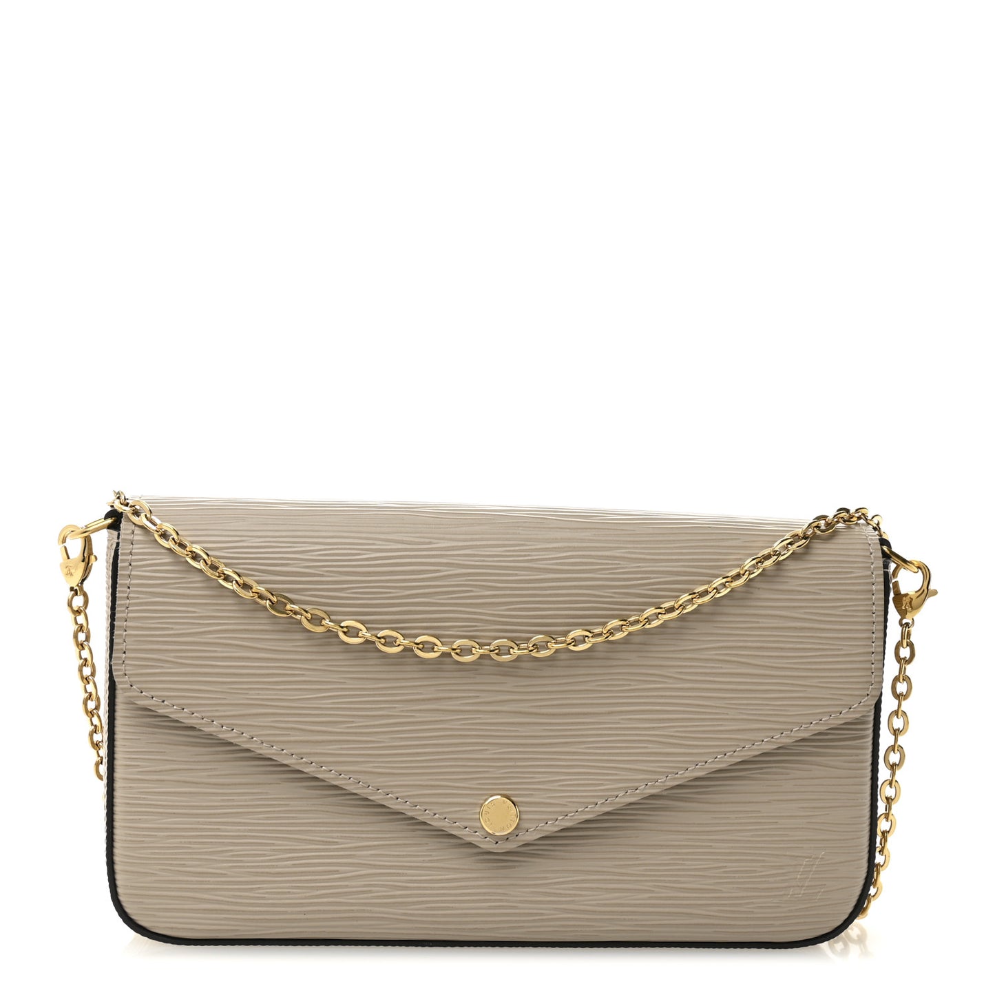 Epi Felicie Pochette Chain Wallet Galet