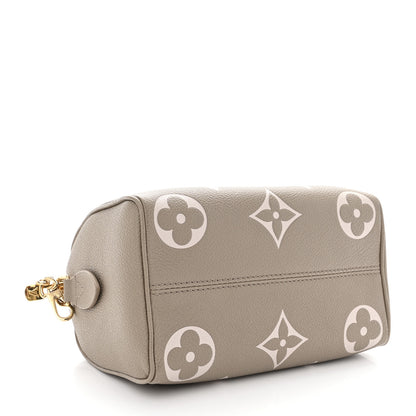 Louis Vuitton Empreinte Monogram Giant Speedy Bandouliere 20 Creme Beige 4 of 10