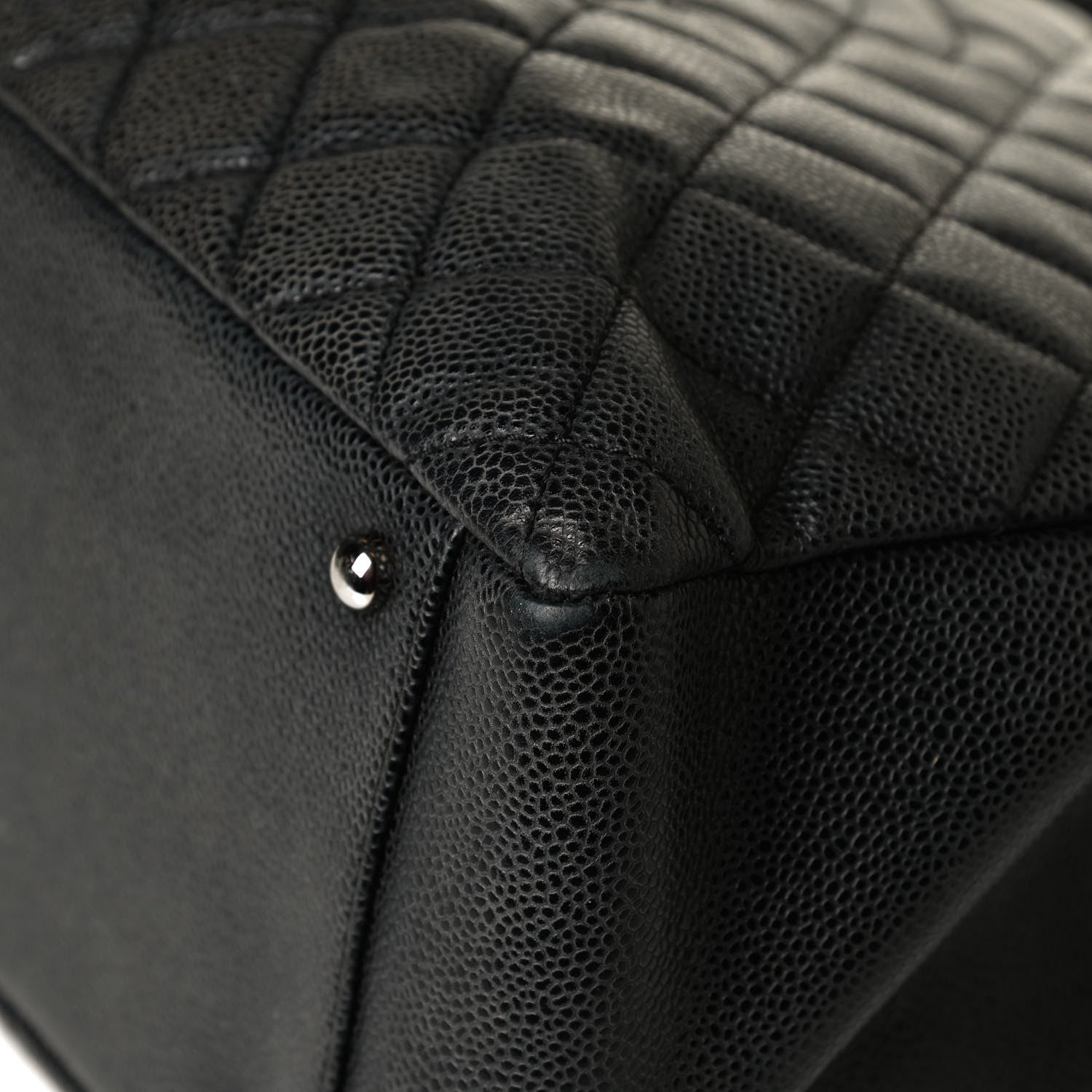 Chanel Caviar Quilted XL Grand Shopping Tote GST Black 10 of 16