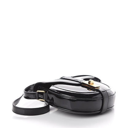 Celine Patent Calfskin Besace Small 16 Black 3 of 8