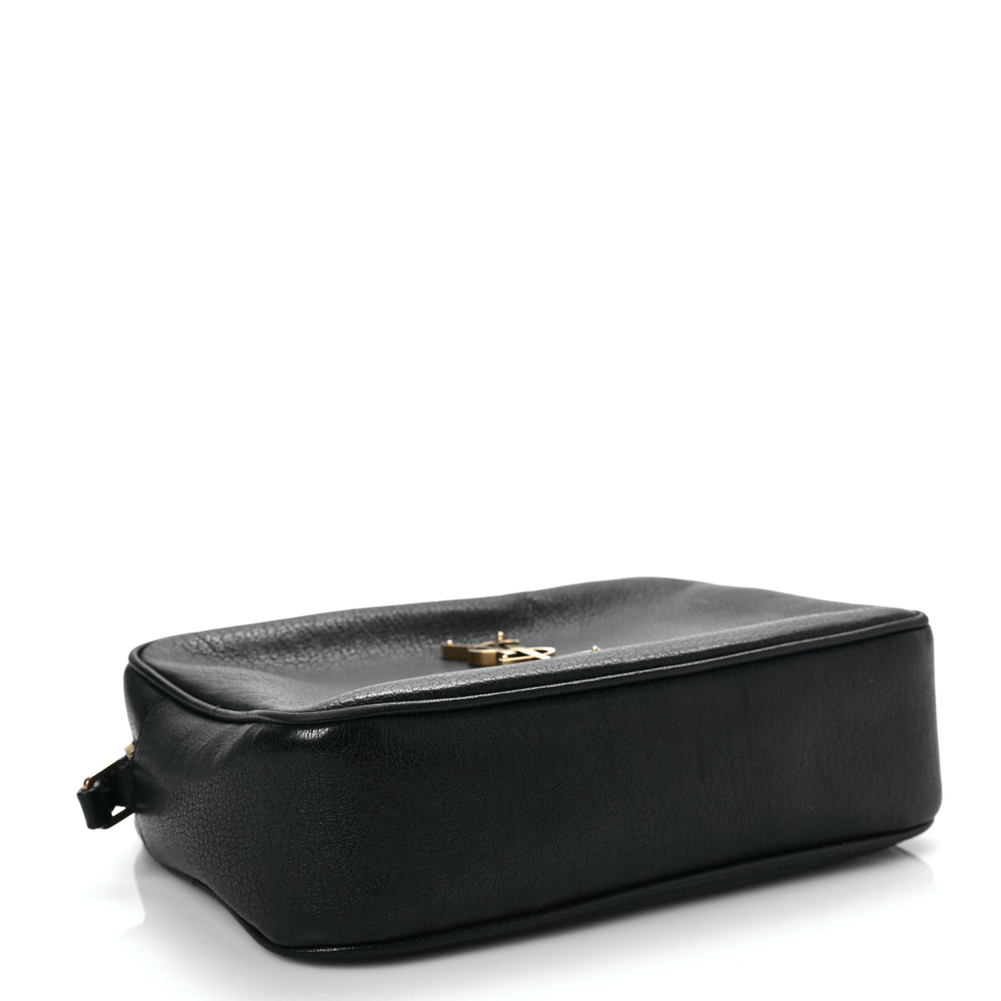 Lambskin Monogram Small Lou Camera Bag Black