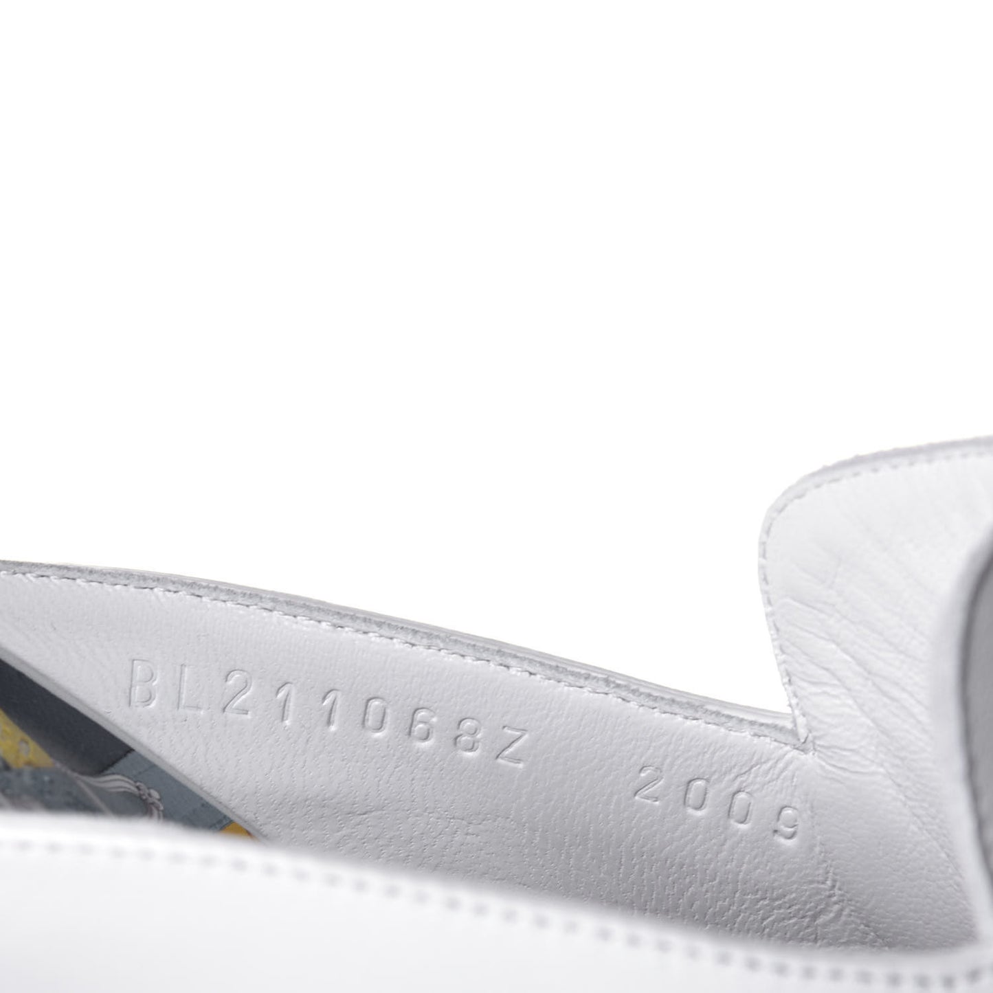 Supple Calfskin Catena Mules 37.5 White