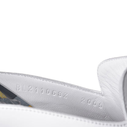 Hermes Supple Calfskin Catena Mules 37.5 White 8 of 9