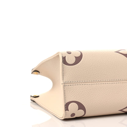 Louis Vuitton Empreinte Monogram Giant Onthego PM Creme Bois De Rose 7 of 9