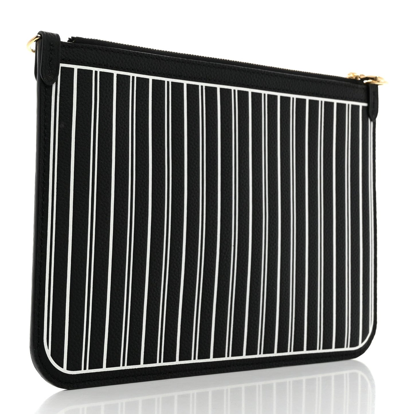 Calfskin Neverfull Inside Out MM Pochette Black