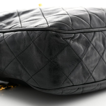Chanel Lambskin Quilted Camera Case Black 10 of 11