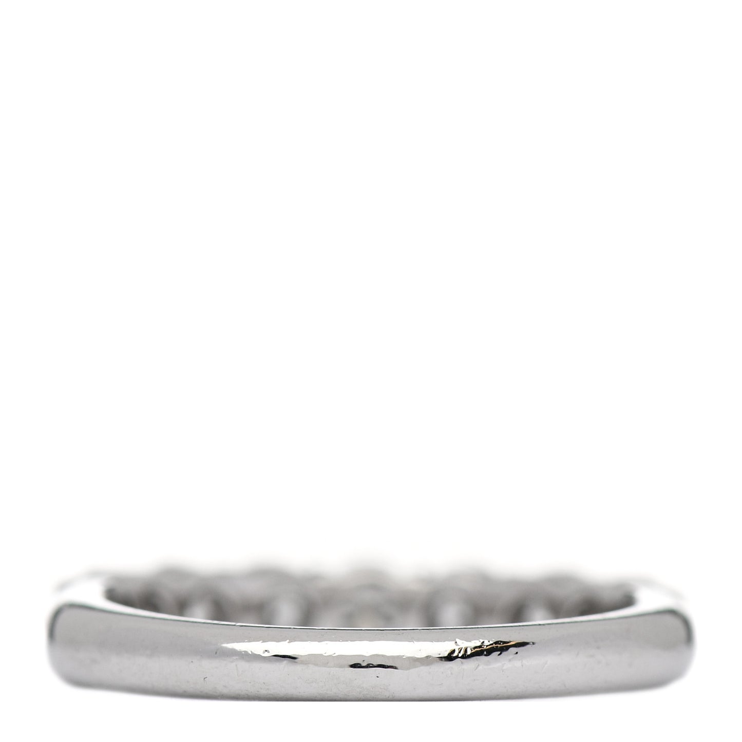 Platinum Diamond 3.5mm Half Circle Embrace Band Ring 53 6.5