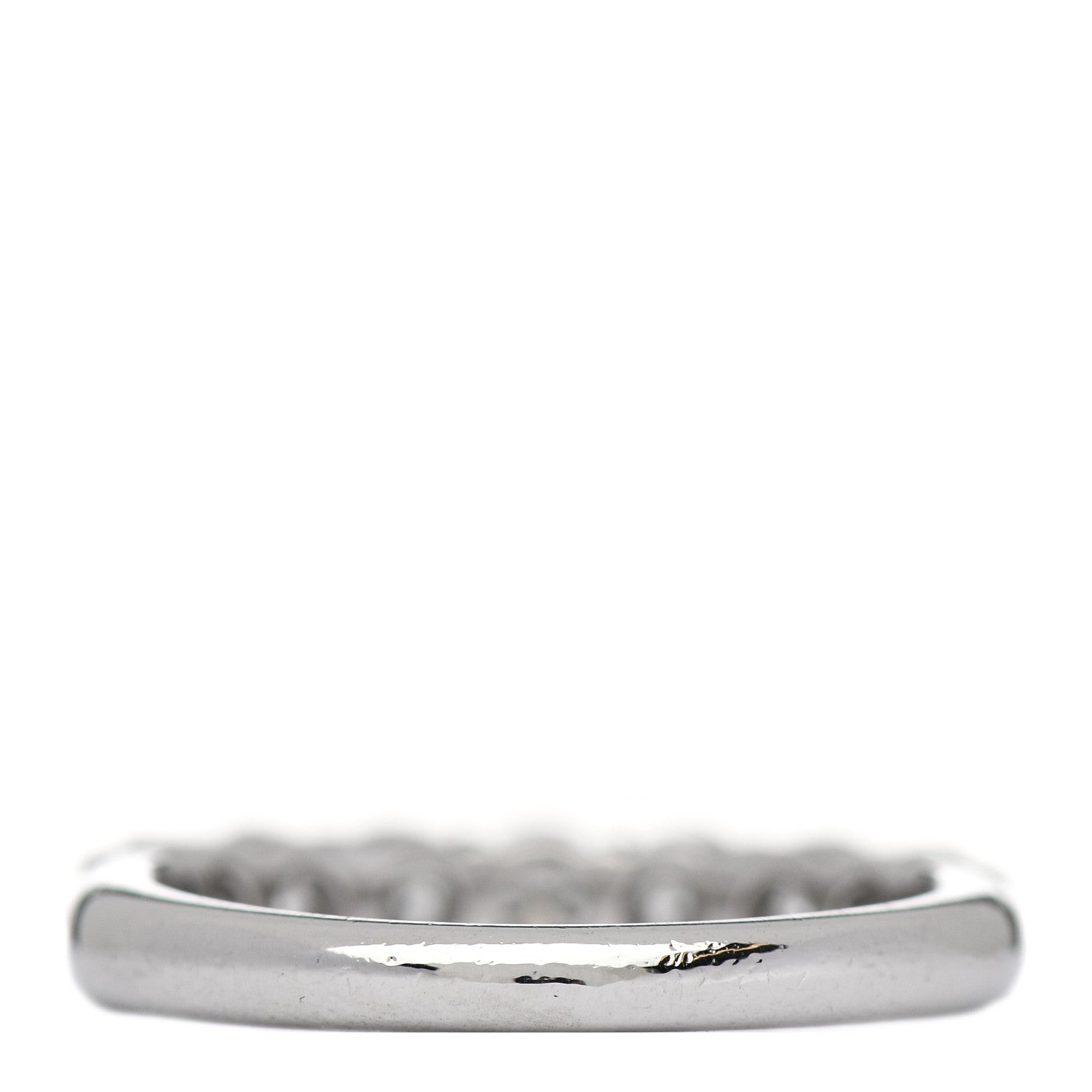 Tiffany Platinum Diamond 3.5mm Half Circle Embrace Band Ring 53 6.5 3 of 5