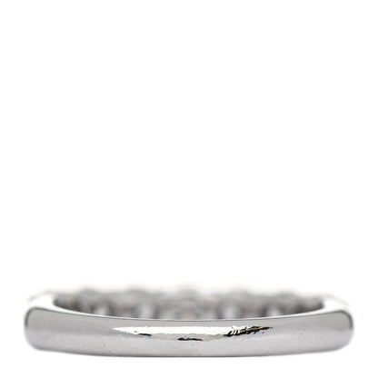 Tiffany Platinum Diamond 3.5mm Half Circle Embrace Band Ring 53 6.5 3 of 5