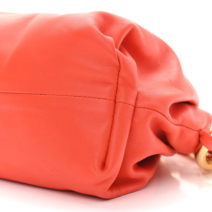 Bottega Veneta Calfskin The Pouch Chain Orange 10 of 11