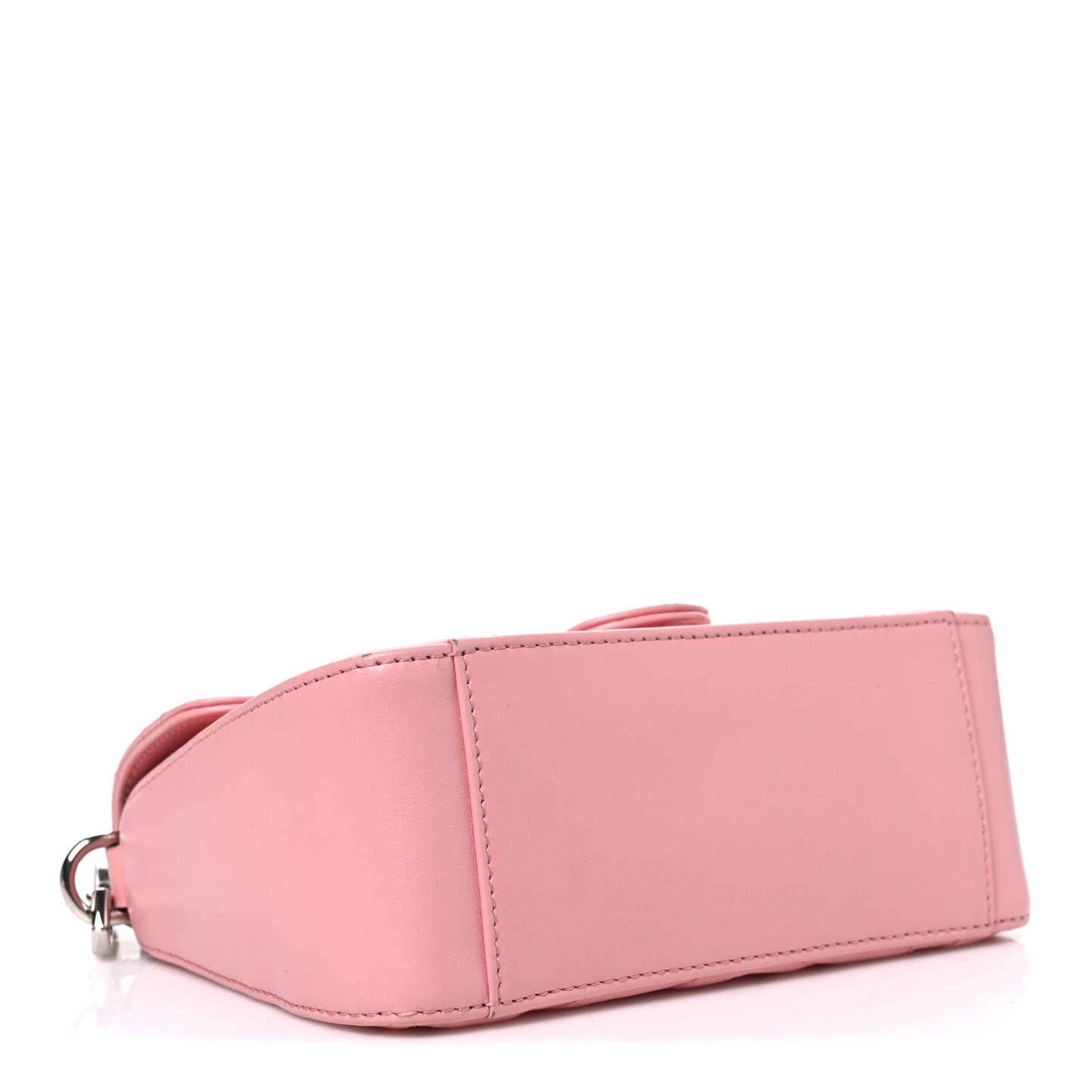 Calfskin Matelasse Mini GG Marmont Top Handle Shoulder Bag Wild Rose