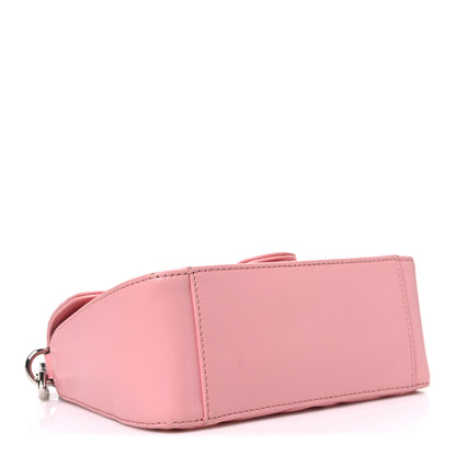 Gucci Calfskin Matelasse Mini GG Marmont Top Handle Shoulder Bag Wild Rose 4 of 10
