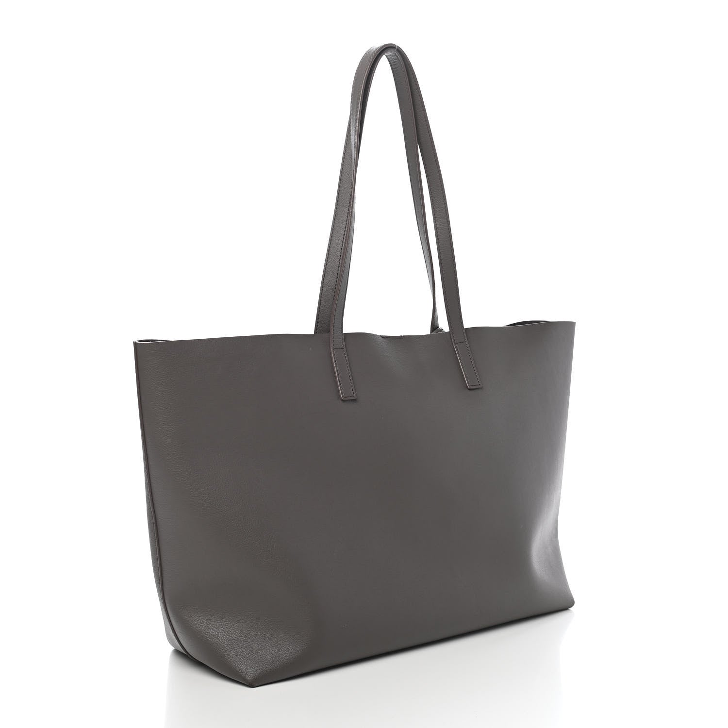 Saint Laurent Calfskin Large Shopping Tote Earth 2 of 9