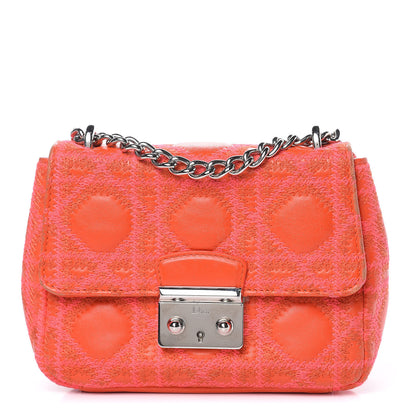 Christian Dior Lambskin Cannage Mini Miss Dior Flap Orange 1 of 15