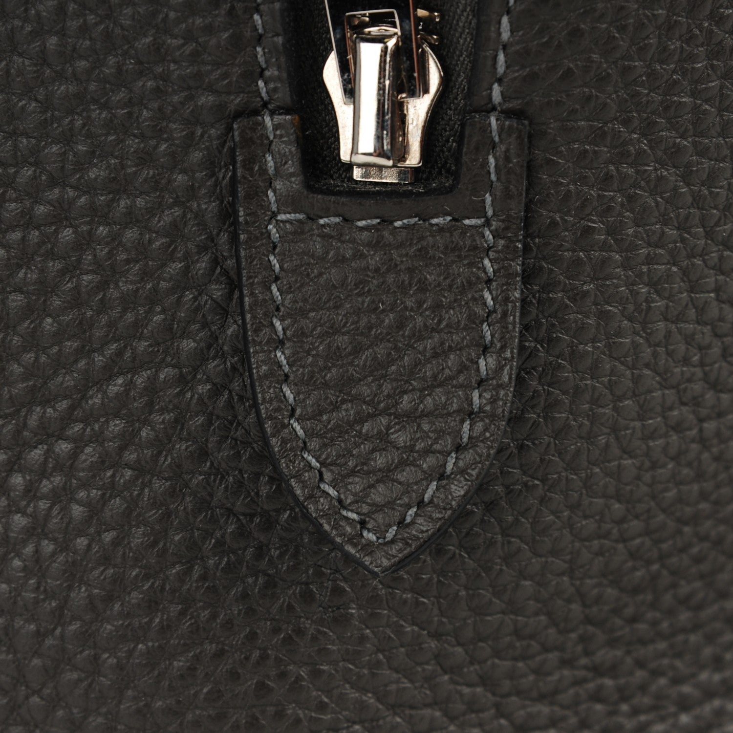 Hermes Toile Taurillon Clemence Victoria II 43 Ecru Graphite 12 of 16