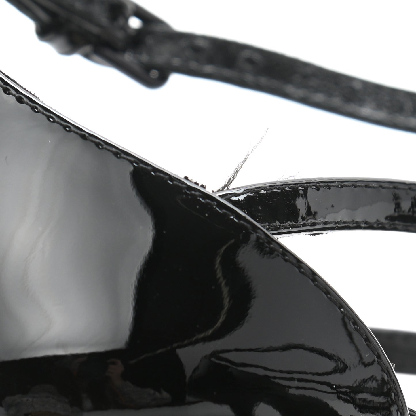 Patent Cassandra 100 Sandals 38 Black