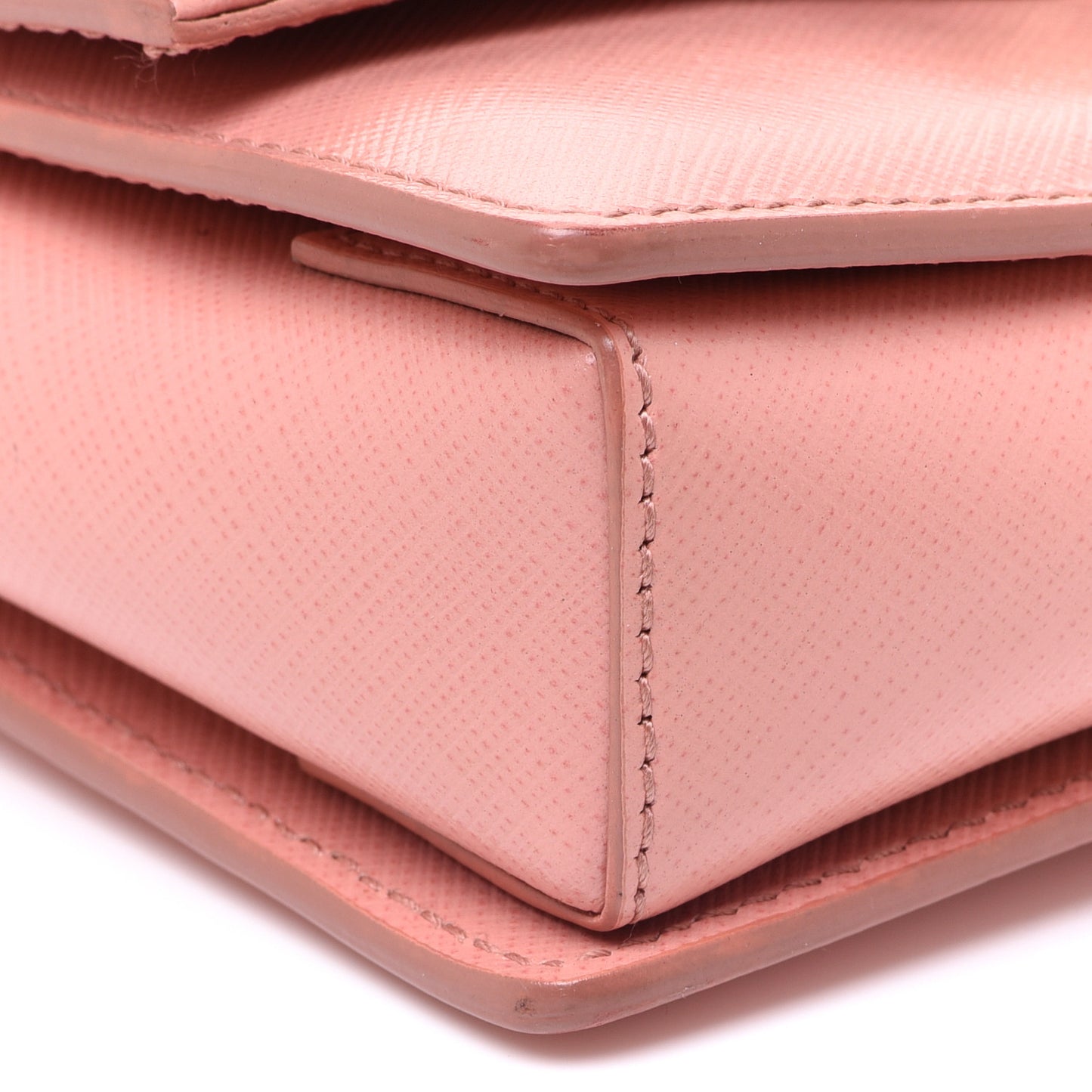 Hammered Calfskin Mini Vara Bow Crossbody Bag Pink