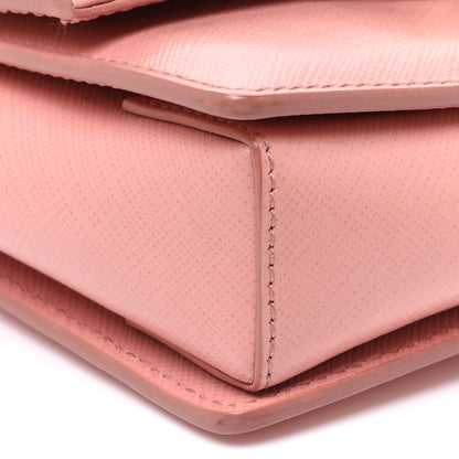 Salvatore Ferragamo Hammered Calfskin Mini Vara Bow Crossbody Bag Pink 5 of 12