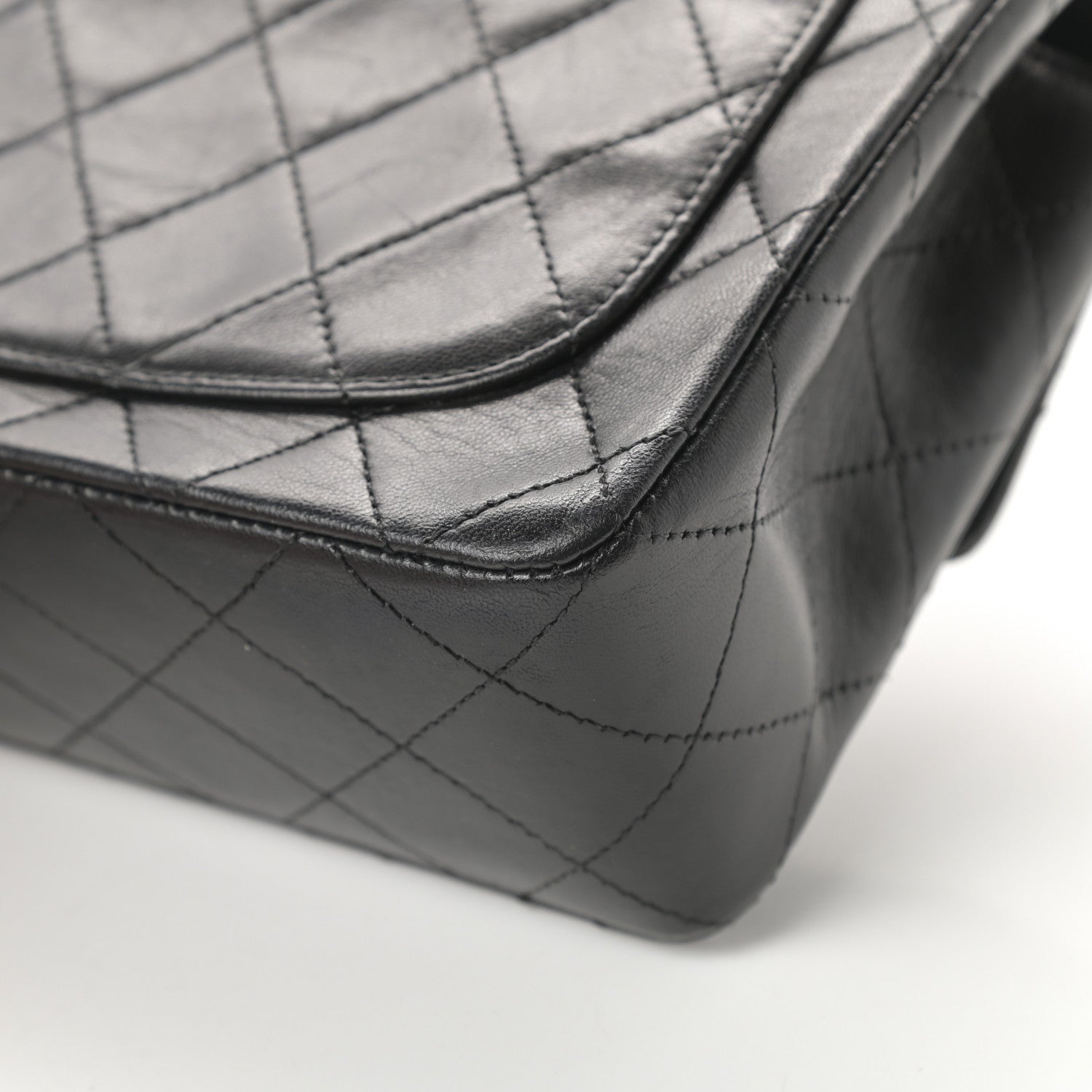 Chanel Lambskin Quilted Mini Square Flap Black 12 of 16