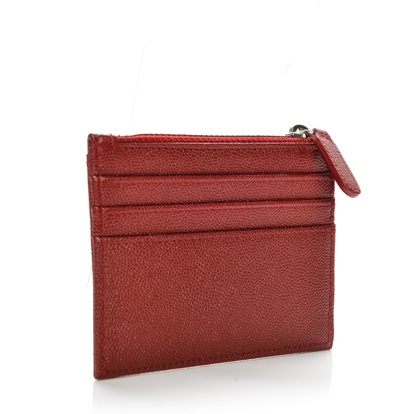 Caviar CC Zip Card Holder Red