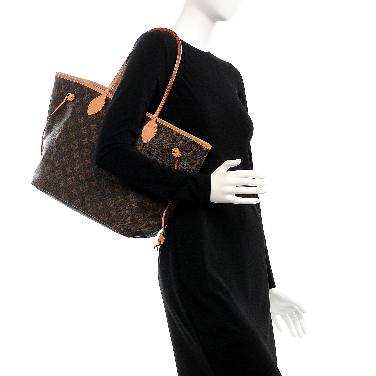 Louis Vuitton Monogram Neverfull MM 2 of 8