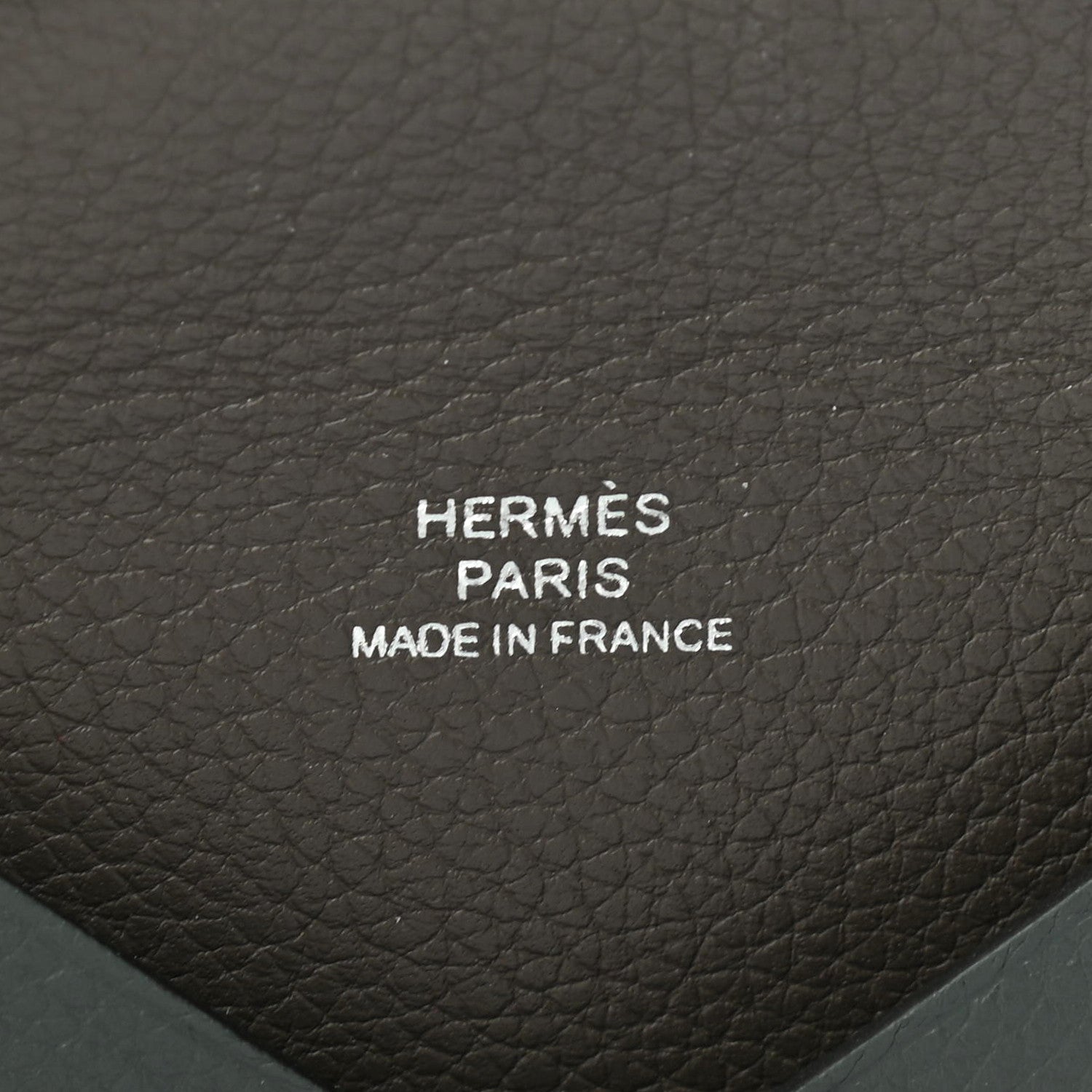 Hermes Evercolor Calvi Verso Card Case Bleu Orage Etain 6 of 7