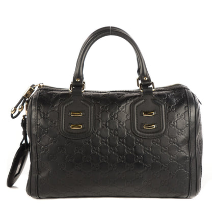 Gucci Guccissima Medium Techno Tag Boston Black 1 of 7