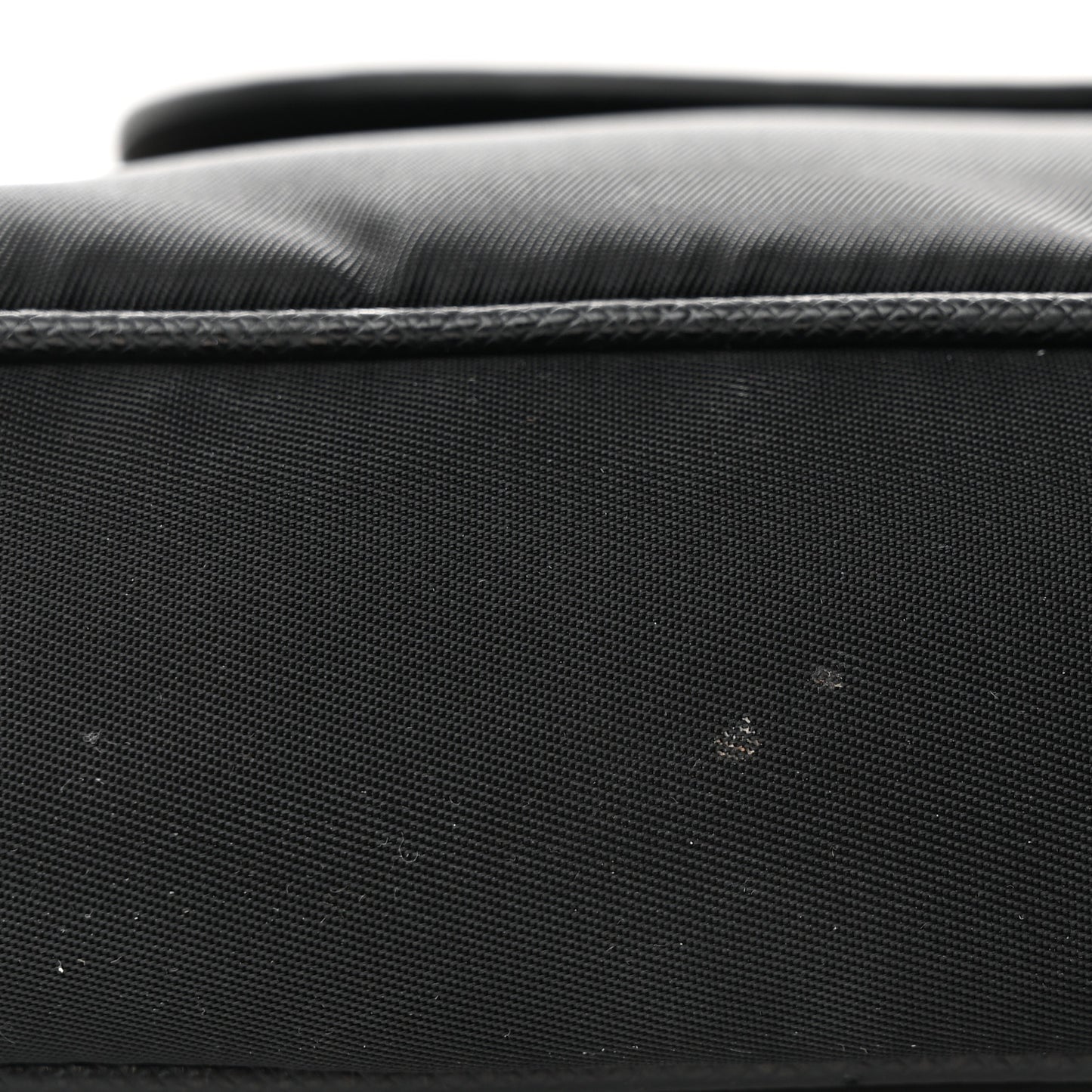 Tessuto Nylon Saffiano Crossbody Bag Black