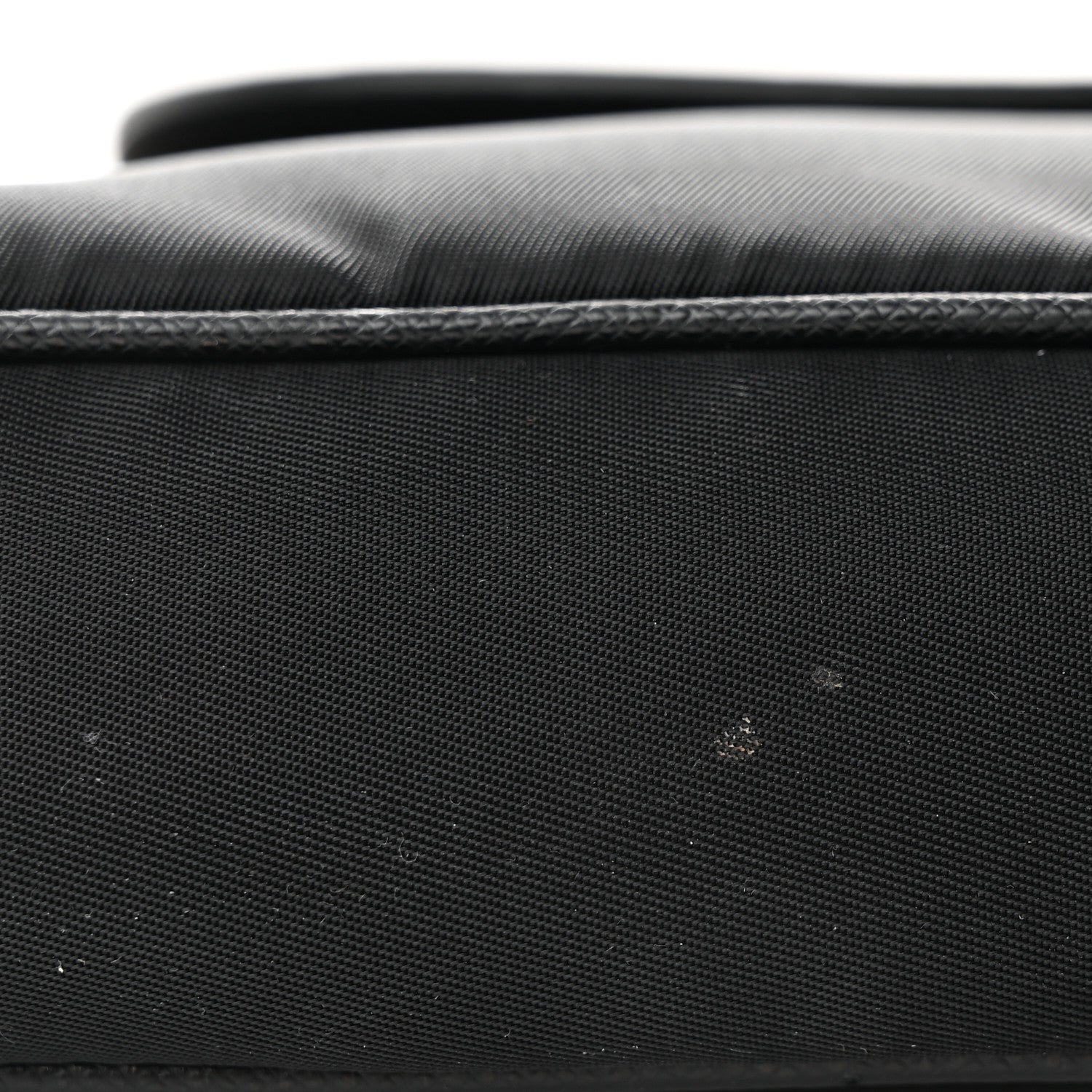 Prada Tessuto Nylon Saffiano Crossbody Bag Black 11 of 12