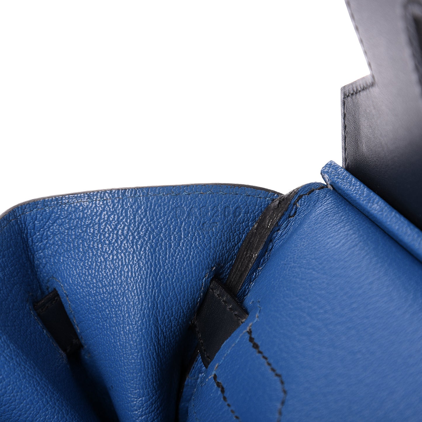 Taurillon Clemence Sombrero Birkin 30 Bleu Encre Bleu Obscur