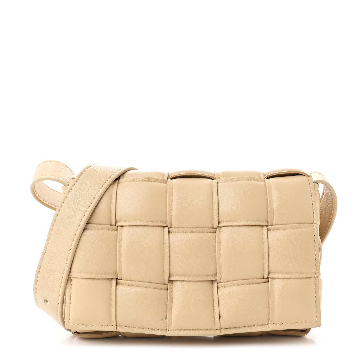 Bottega Veneta Nappa Maxi Intreccio Small Padded Cassette Crossbody Bag Porridge 1 of 11