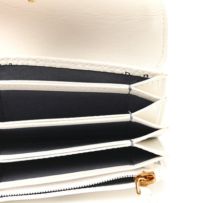MCM Visetos Mini Accordion Card Wallet White 5 of 7