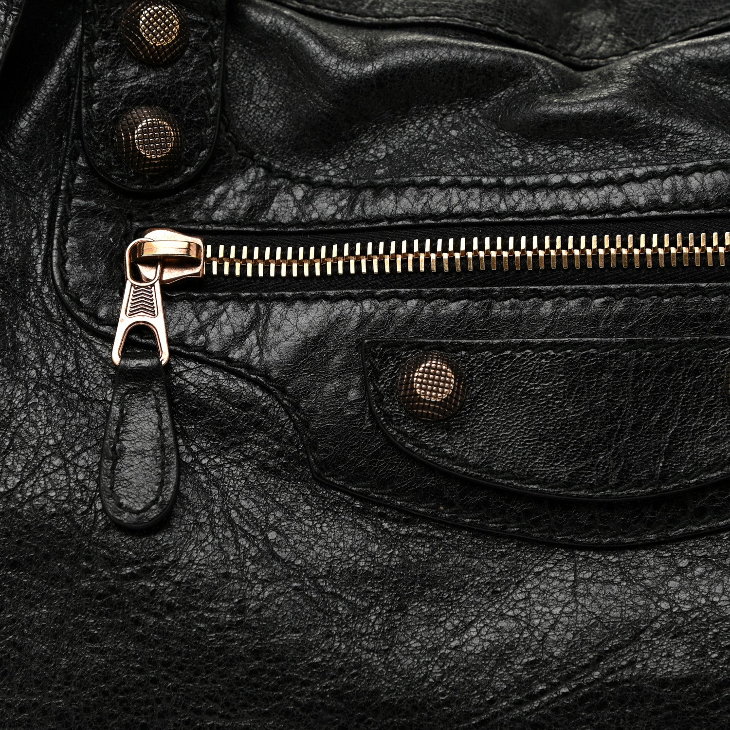 Balenciaga Agneau Giant 12 Rose Gold Hardware City Black 7 of 19