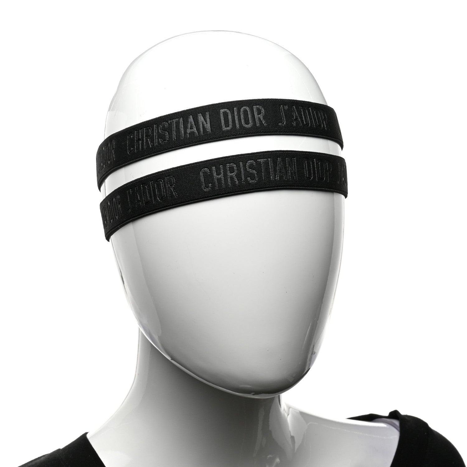 Christian Dior Polyester J'Adior Headband Black 2 of 4