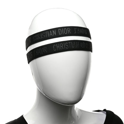 Christian Dior Polyester J'Adior Headband Black 2 of 4
