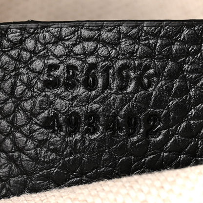 Gucci Pebbled Calfskin Medium Soho Chain Shoulder Bag Black 7 of 11