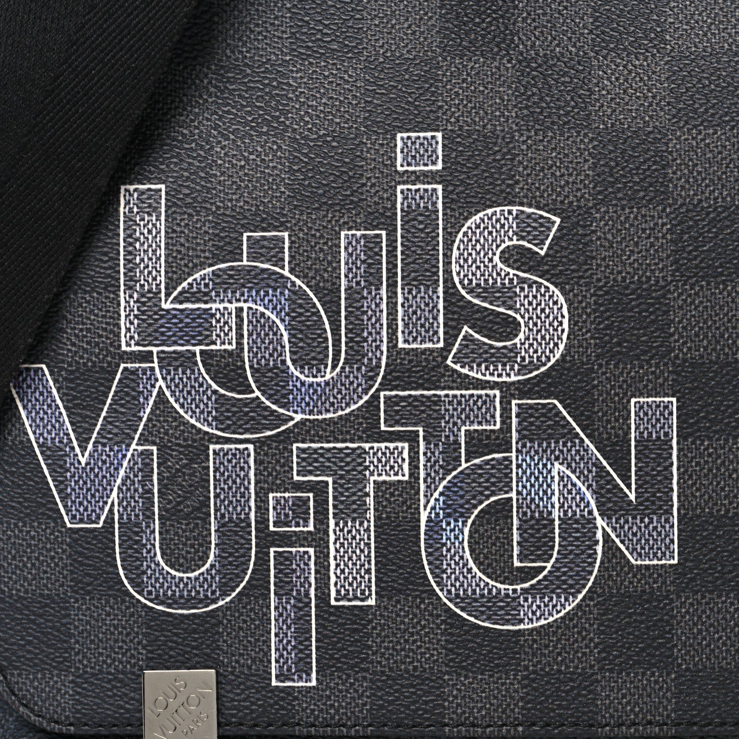 Louis Vuitton Damier Graphite Logo District PM Grey 7 of 9