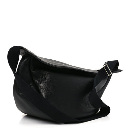 The Row Grained Calfskin Large Slouchy Banana Bag Black 5 of 19