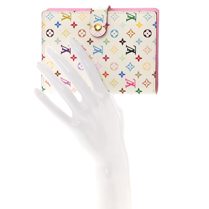 Louis Vuitton Monogram Multicolor Small Ring Agenda Cover White Litchi 2 of 8